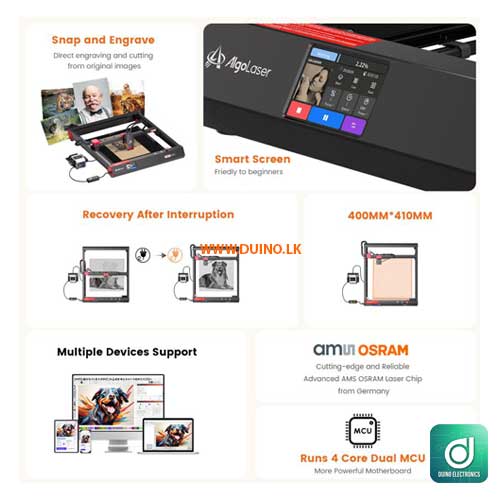 AlgoLaser Alpha MK2 High Power 20W Laser Cutter & Engraver