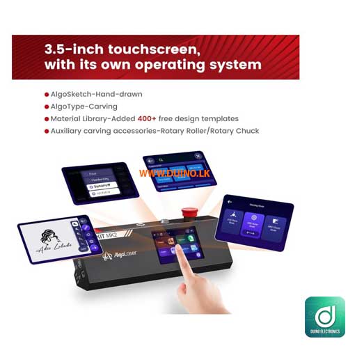 AlgoLaser 10W Laser Engraver Machine Laser Engraver/Cutter with 3.5″ Smart Touchscreen