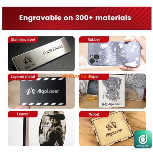 AlgoLaser 10W Laser Engraver Machine Laser Engraver/Cutter with 3.5″ Smart Touchscreen