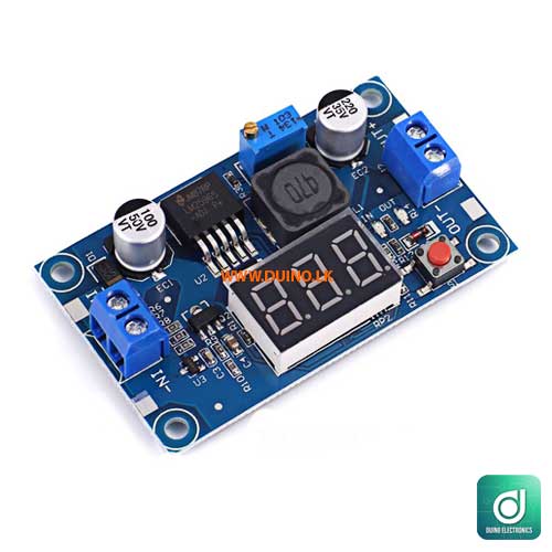 LM2596 DC-DC Adjustable Step Down Module Voltage Regulator with Display product tags