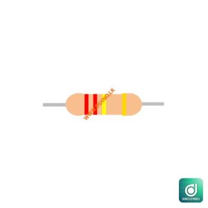 220K Ohm 1/2W 220K 5% Carbon Film Resistor