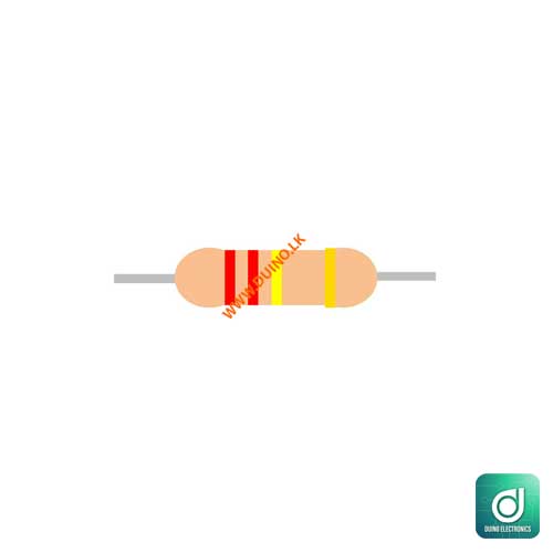 220K Ohm 1/2W 220K 5% Carbon Film Resistor