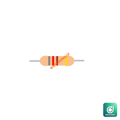 10Pcs 820 Ohm 1/2W 820R 5% Carbon Film Resistor