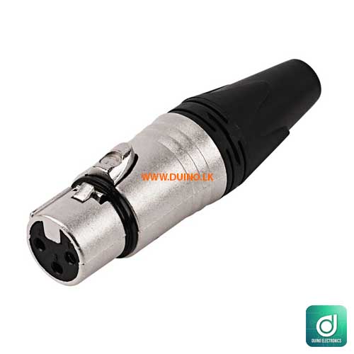 XLR Plug Female Audio Connector 3-Pin Sunny-pro