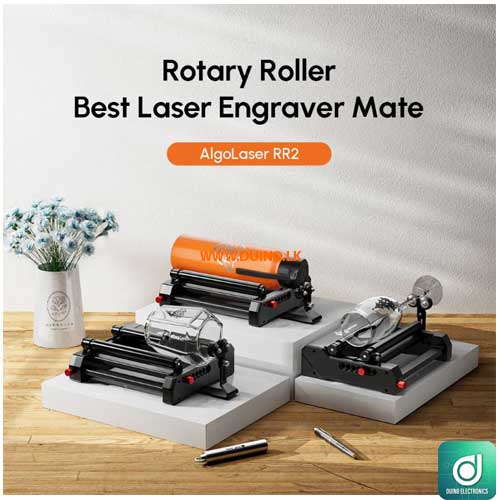AlgoLaser Rotary Roller (RR2) Y-Axis Rotary Attachment for Laser Engravers