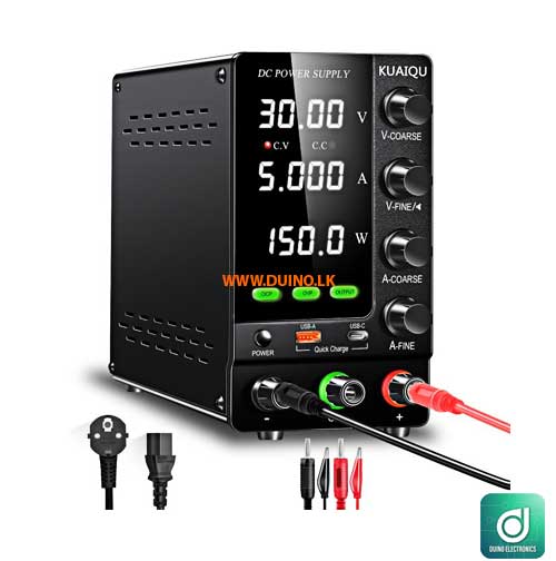30V 5A DC power supply, SPS-C305S, KUAIQU power supply, adjustable DC power supply, bench power supply, regulated power supply, variable voltage power supply, variable current power supply, switching power supply, digital display power supply, lab power supply, electronics testing power supply, precision DC power supply, high accuracy power supply, compact bench PSU, DIY electronics tools, repair tools power supply