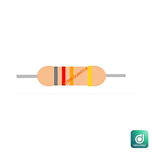 82K Ohm 1W 82K 5% Carbon Film Resistor