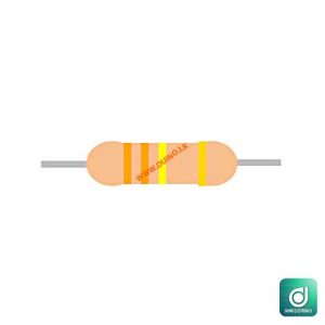 330K Ohm 1W 330K 5% Carbon Film Resistor