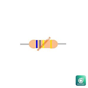680K Ohm 1W 680K 5% Carbon Film Resistor