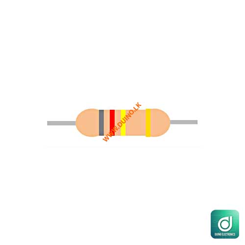 820K Ohm 1W 820K 5% Carbon Film Resistor