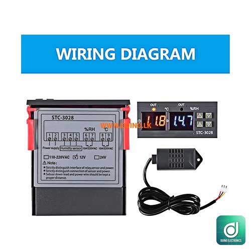 STC-3028 12VDC Temperature and Humidity Controller - Duinolk | The ...