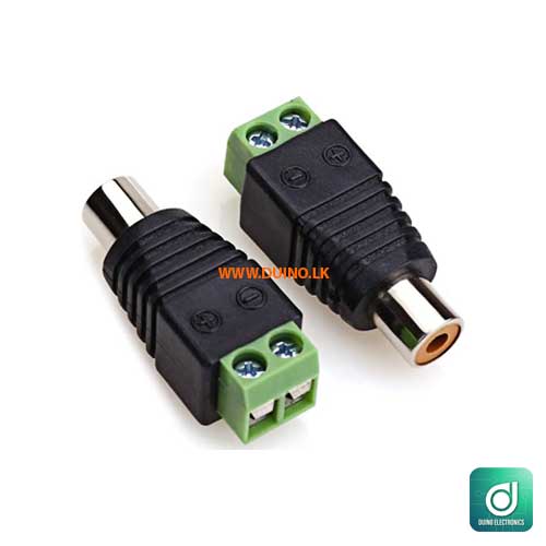 RCA Female Connector Screw TerminalType