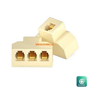 3-Way RJ11 Telephone Jack Splitter Adapter 6P4C/6P2C
