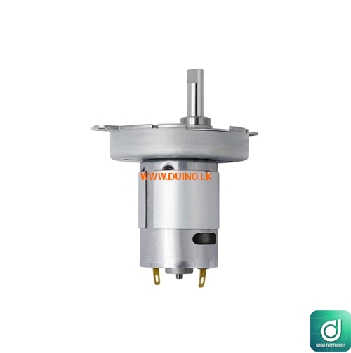 JS50-385 Gear Motor 12V 12000RPM (Gear Output 500RPM)-1