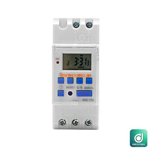 THC15 AC/DC12-260V Digital Programable Weekly Timer Switch Repeat Programs DIN Rail Mount