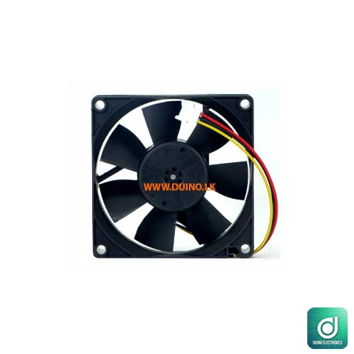 80X80X25 2Speed 3 Wire Cooling Fan *12VDC 0.30A