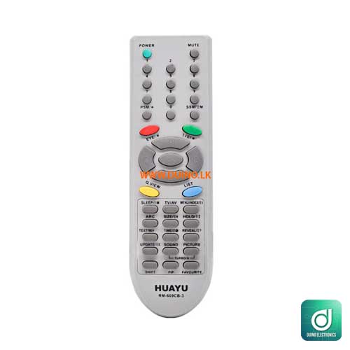 High Quality HUAYU RM-609CB-3 CRT TV Replacement Remote