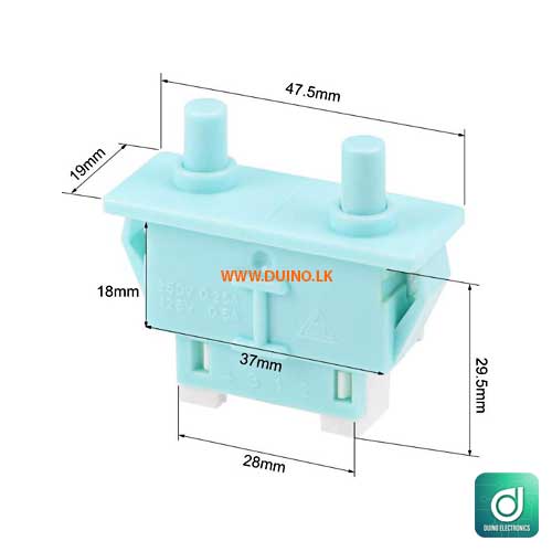 Refrigerator 4pins Door Switch 0.5A 260VAC