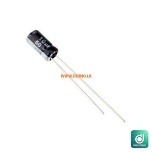 10uF 50v Aluminum Electrolytic Capacitor
