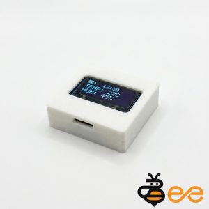 Bee 1.3 inches I2C OLED Display 3D Printed Case Enclosure * Without Display