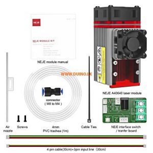 NEJE00800 NEJE A40640 40W Diode Laser Module Kit with Air Assist (Support SS Engraving)