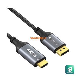 Display Port to HDMI Cable 1.8M 4K@30Hz 1080P@120HzUni-Directional UHD DisplayPort to HDMI1.4