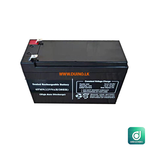 12V 9AH Sealed Lead-Acid Battery Rechargeable (12V9Ah/20HR) 150x65x95mm