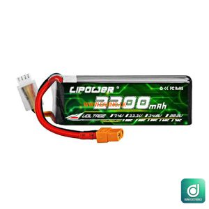 14.8V 2200mAh 4S 60C Lipo Battery XT60 Plug LiPower
