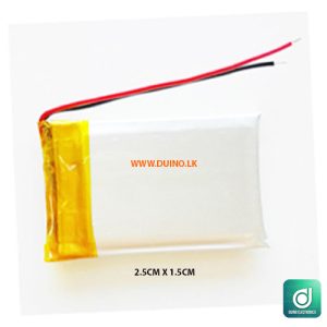 380mAh 3.7V 401525P Lipo Lithium Polymer Battery Rechargeable
