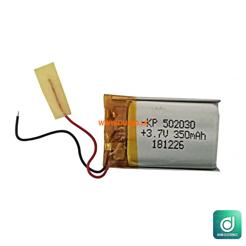 350mAh 3.7V 502030P Lipo Lithium Polymer Battery Rechargeable