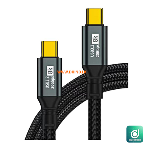 USB Type C Male To Male USB C Thunderbolt Cables 1M
