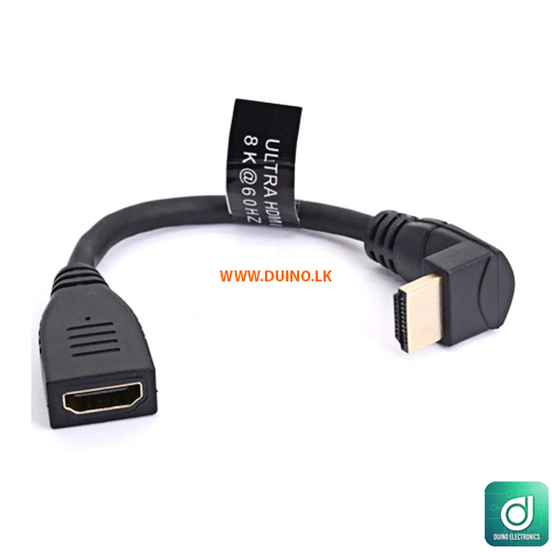 Male to Female 90 Degree Angle Hdmi Cable Hdmi Extender Adapter