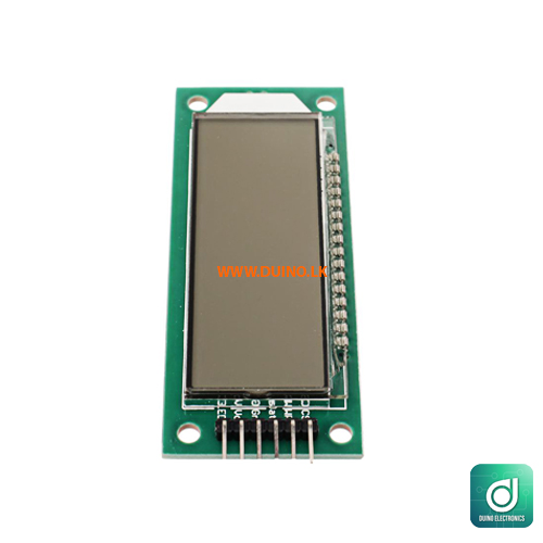 6 Bit 8 Segment Digital LCD Display Module (White Green Blue Backlight)