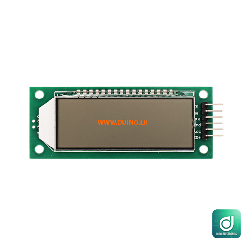 6 Bit 8 Segment Digital LCD Display Module (White Green Blue Backlight)