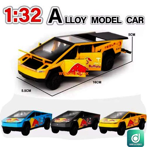 Tesla Cybertruck 1:32 Alloy Diecast Pullback Metal Car Toy
