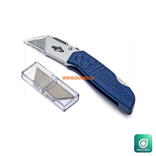 Heavy Duty Utility Knife + Extra Blade 5pcs