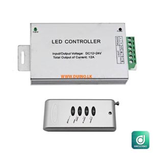 DC 12-24V 5050 RGB LED Controller 12A 4 key Wireless Remote Control for 5050 RGB LED Strip