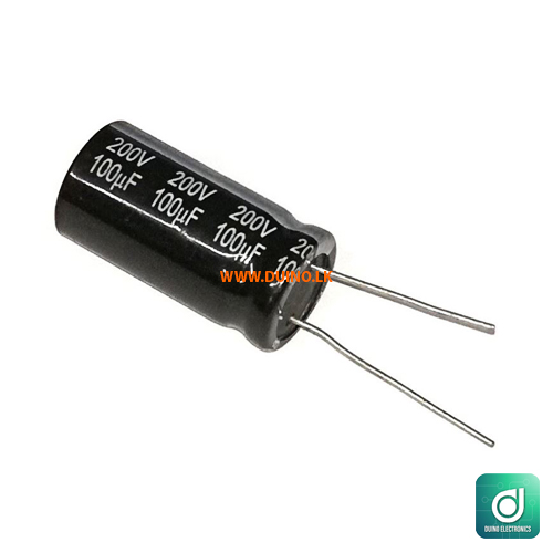 100uF 200v Aluminum Electrolytic Capacitor