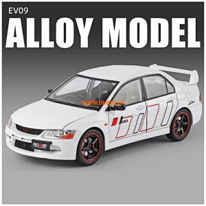 1:24 Mitsubishis Lancer Evolution 9 Alloy Sports Car Diecast Model