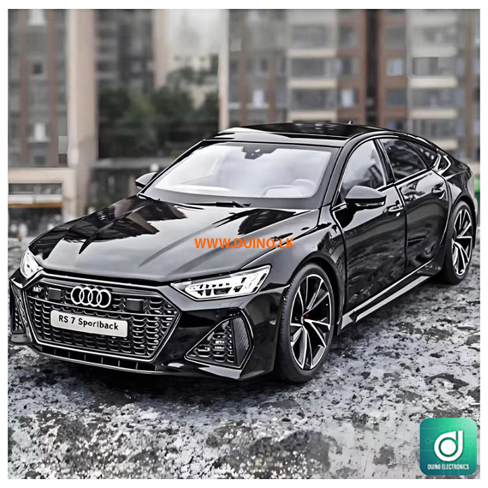 1:18 AUDI RS7 Alloy Diecast Model Sportback Coupe Remote Control Car Sound Rechargeable Light